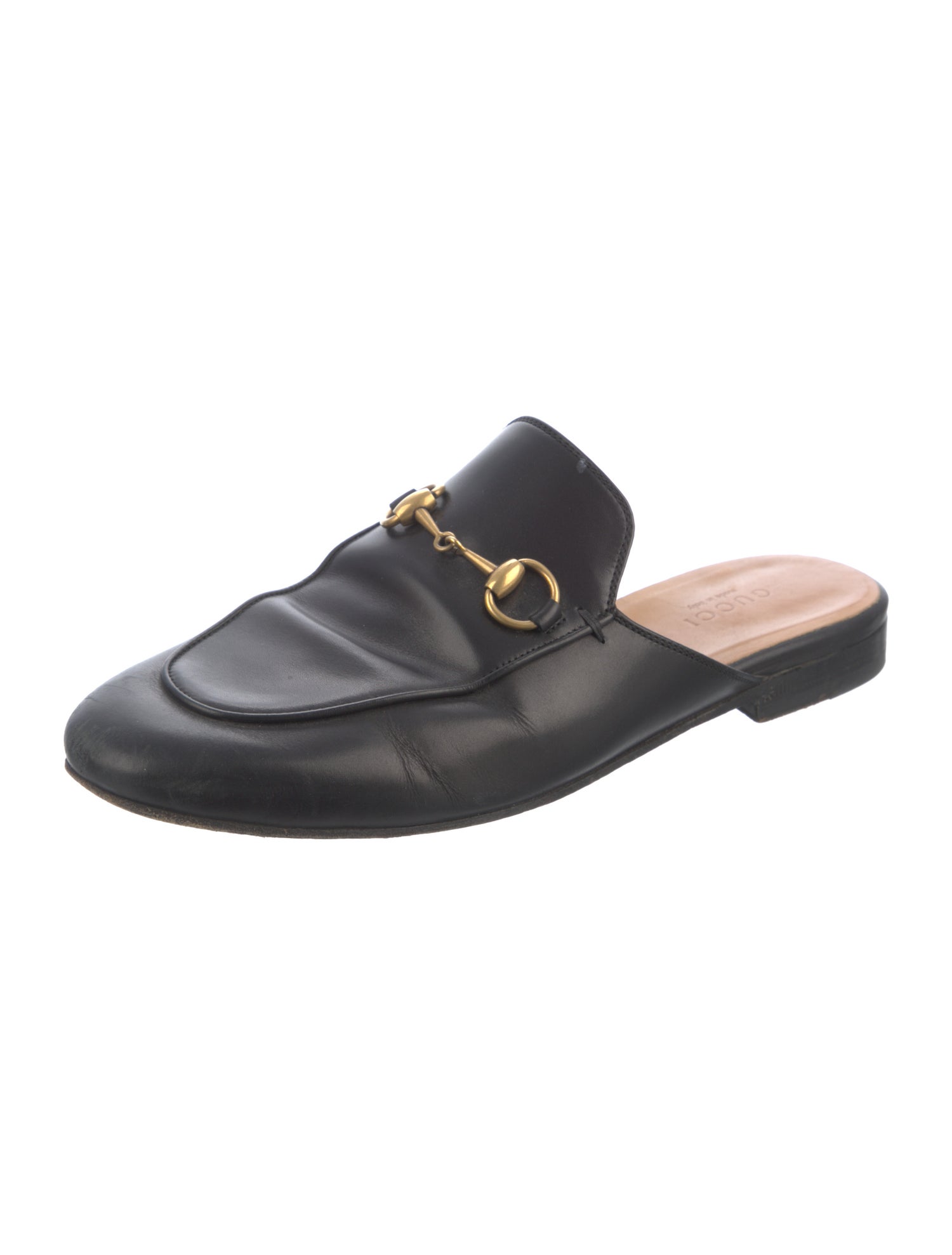 Gucci 1955 Horsebit Accent Leather Mules